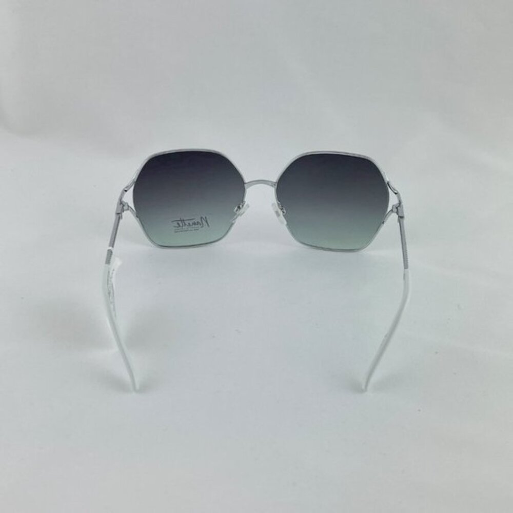 Nanette Sunglasses Silver White - Picture 4 of 5